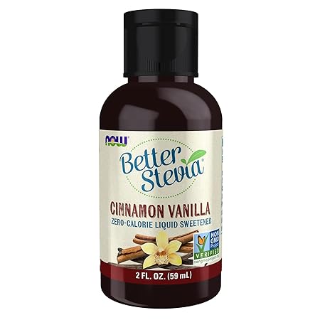 NOW BetterStevia Cinnamon Vanilla Liquid Stevia 2oz Review