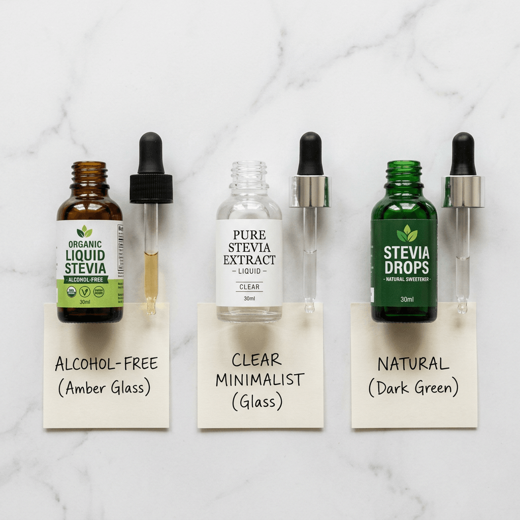 Alcohol-Free vs. Alcohol-Based Liquid Stevia: Does It Really Matter? — comparison
