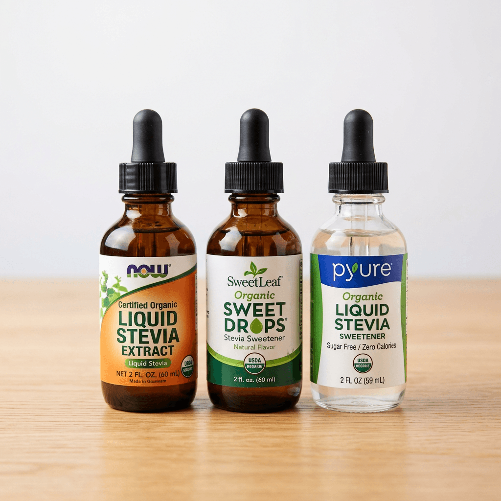 NOW Foods Certified Organic Liquid Stevia: Is the Upgrade Worth Paying For? — comparison