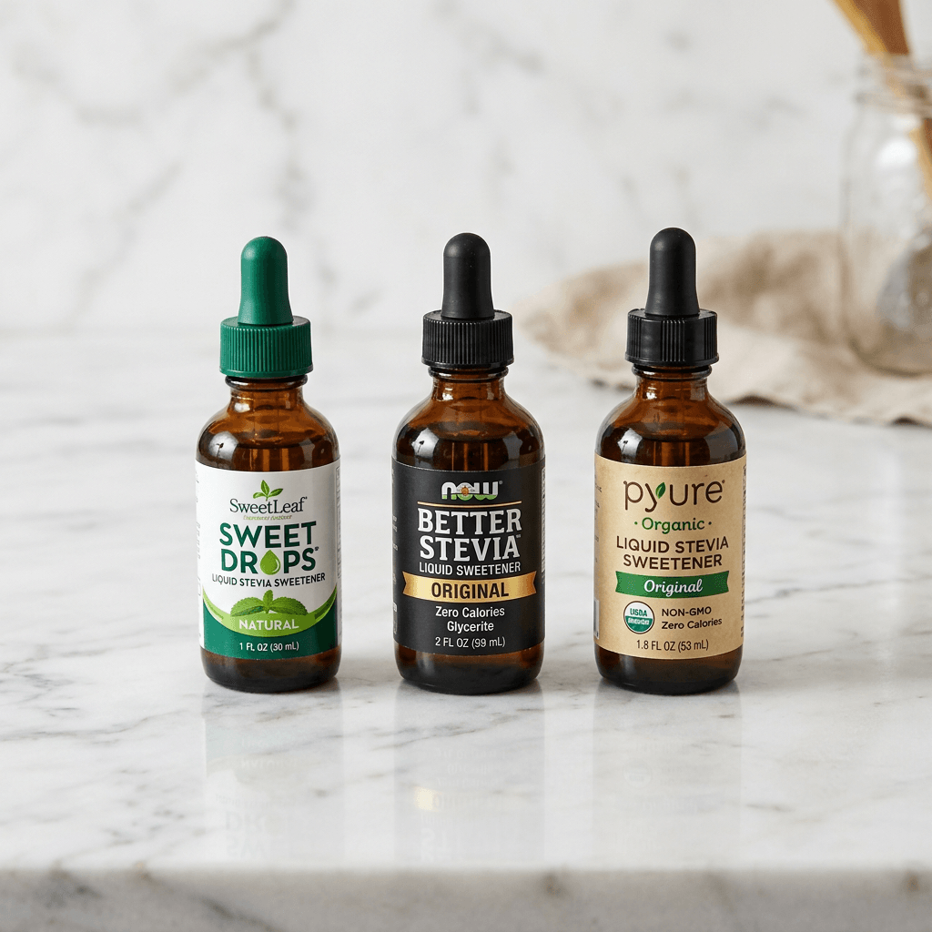 SweetLeaf Sweet Drops vs. NOW Foods Better Stevia: A Dropper-by-Dropper Look — comparison