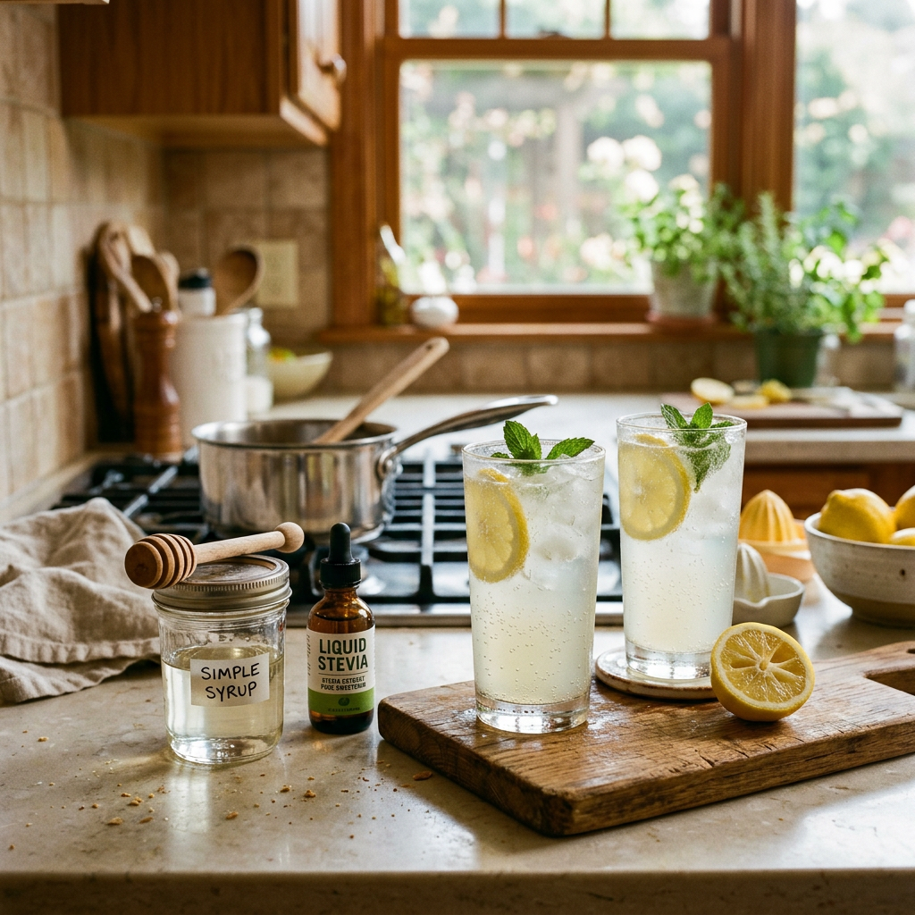 How to Make a Sugar-Free Simple Syrup with Liquid Stevia — lifestyle