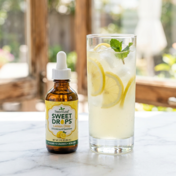 How to Make Sugar-Free Lemonade with Liquid Stevia Drops — hero