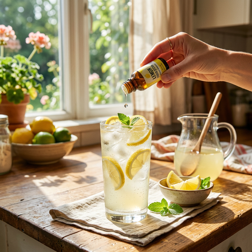 How to Make Sugar-Free Lemonade with Liquid Stevia Drops — lifestyle