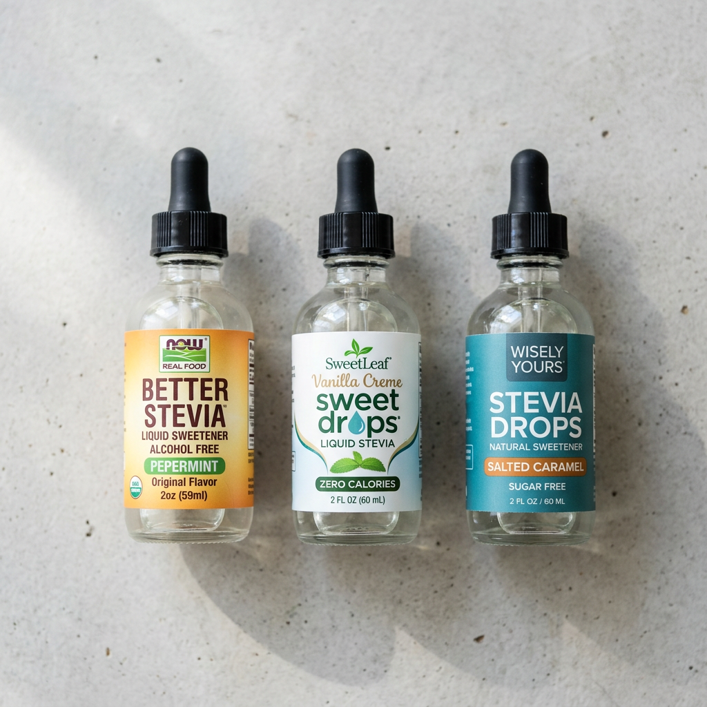 How to Pick the Right Flavored Liquid Stevia for Your Morning Drink — comparison
