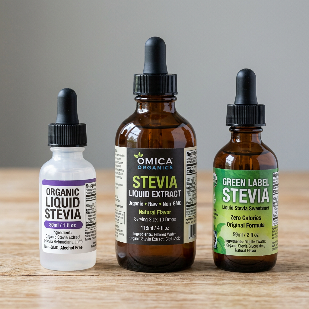 How to Read a Liquid Stevia Label: What the Ingredients Actually Mean — comparison