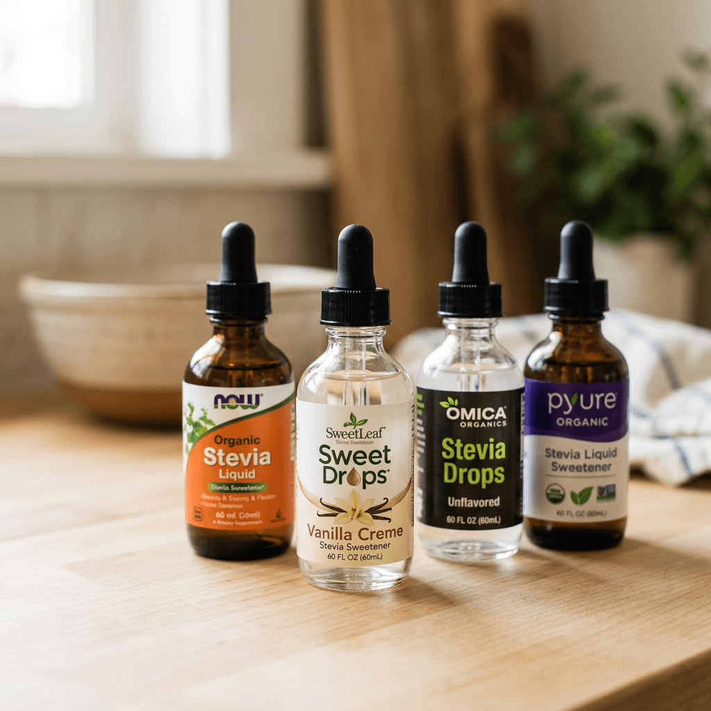 How to Sweeten Protein Shakes with Liquid Stevia Without the Aftertaste — comparison
