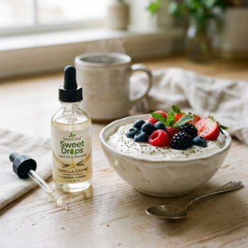 How to Use Liquid Stevia Drops in Homemade Yogurt — hero