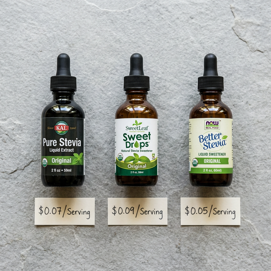 KAL Pure Stevia Extract Liquid: High-Concentration Drops Explained — comparison