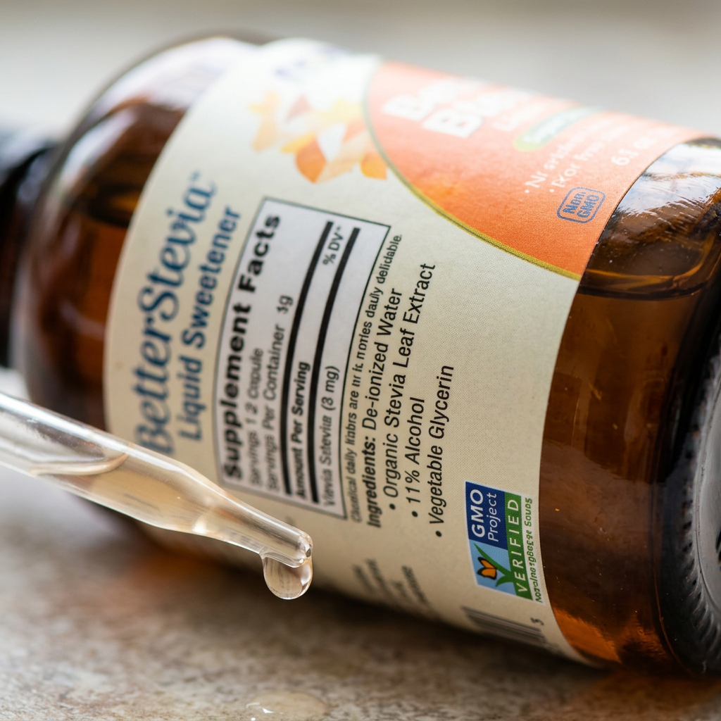 Now Foods Better Stevia Liquid: A Solid Everyday Dropper at a Fair Price — detail