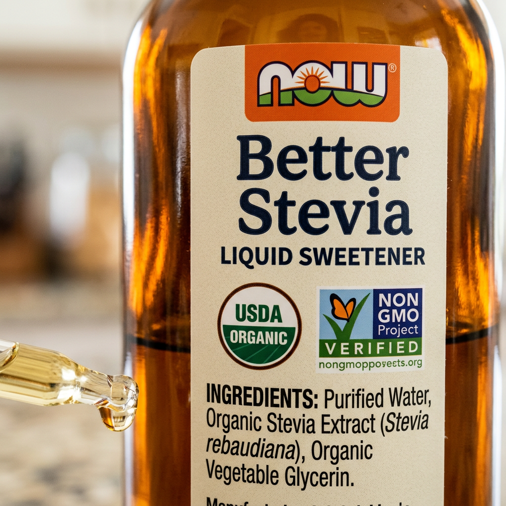 NOW Foods vs. NuNaturals Liquid Stevia: Which Budget Drop Wins? — detail