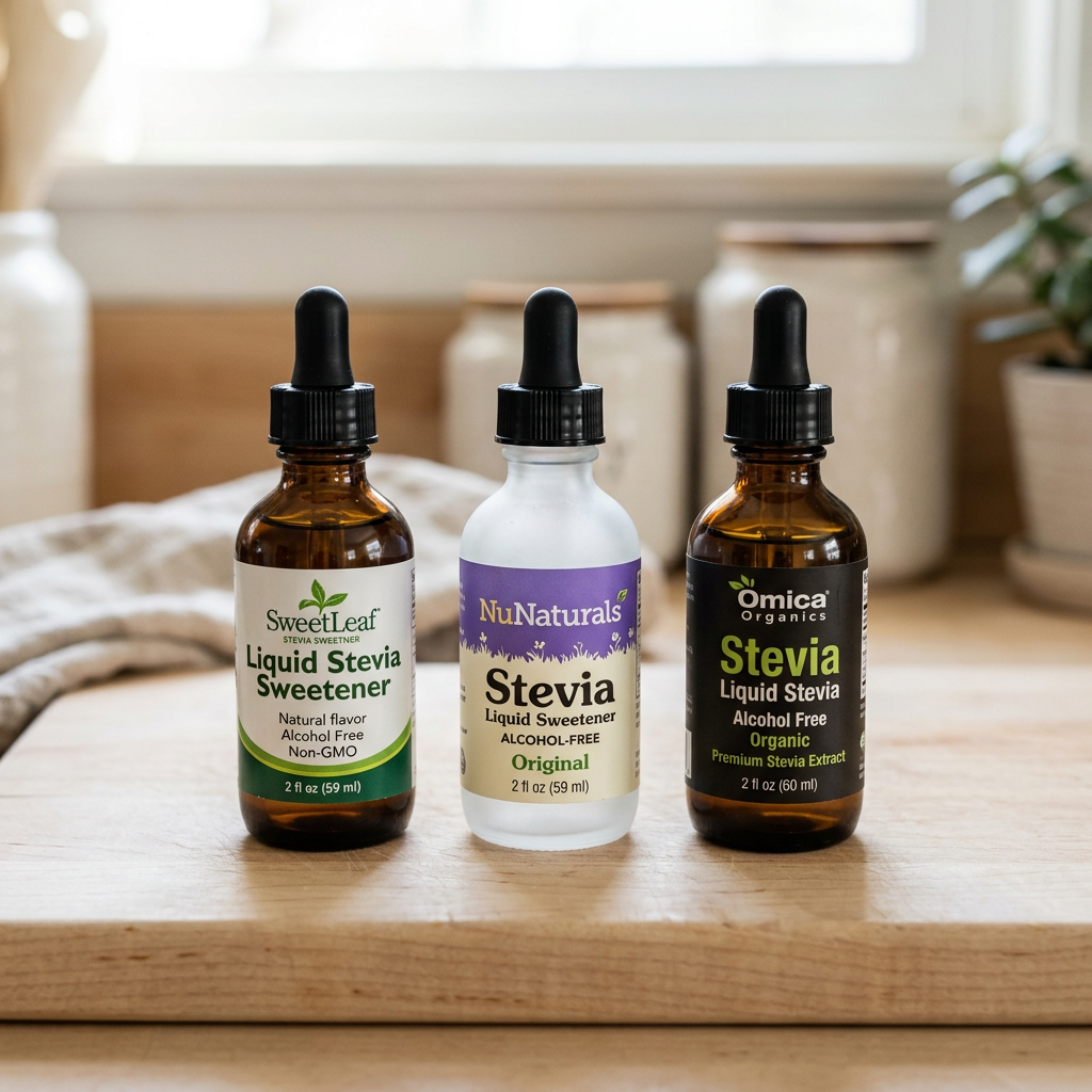 NuNaturals Alcohol-Free Liquid Stevia: For Anyone Who Hates That Harsh Aftertaste — comparison