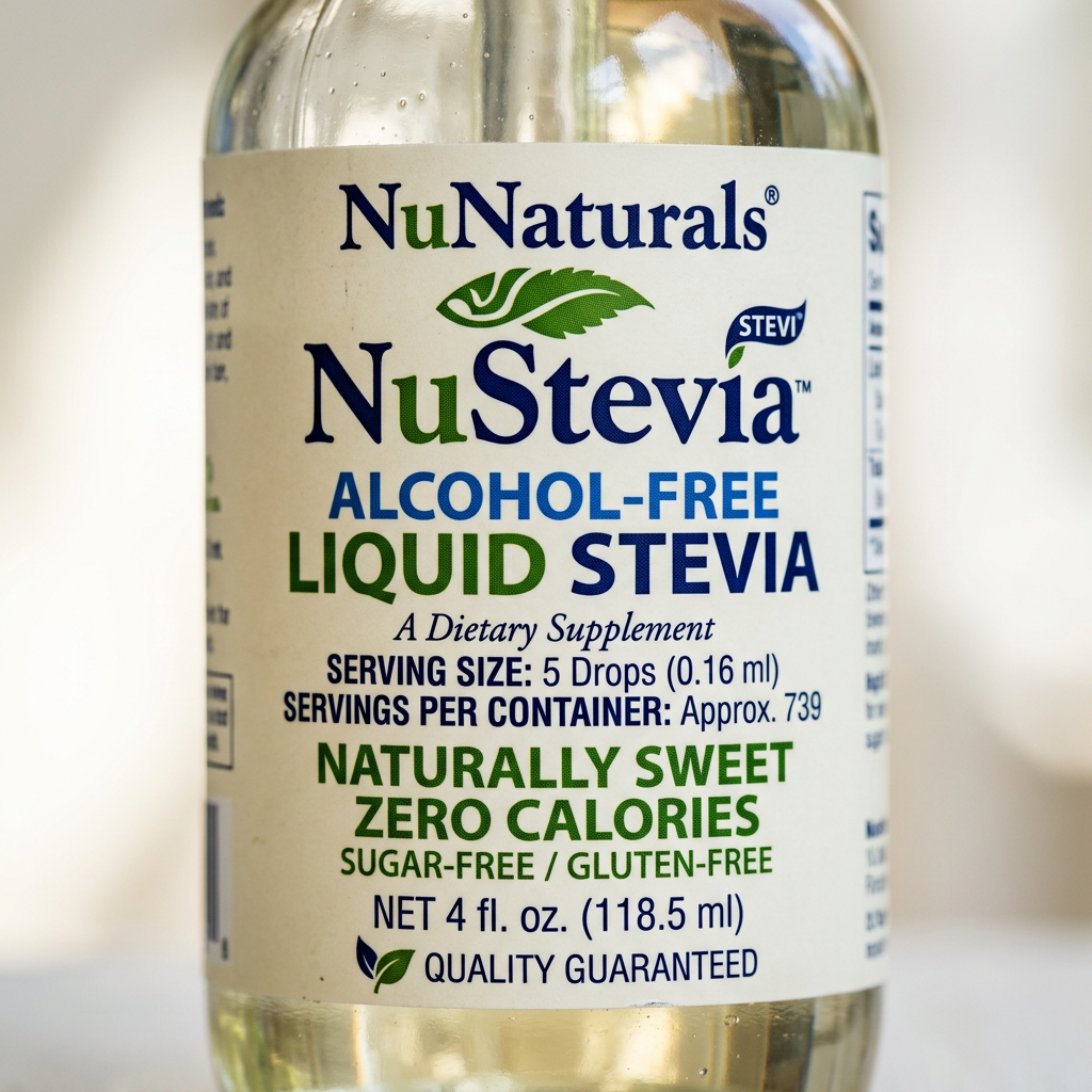 NuNaturals Alcohol-Free Liquid Stevia: For Anyone Who Hates That Harsh Aftertaste — detail