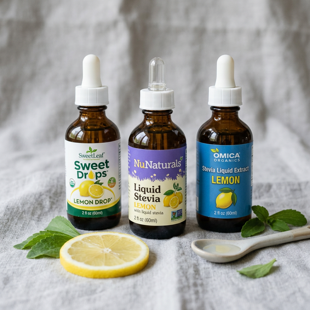 NuNaturals Lemon-Flavored Liquid Stevia: Citrus Without the Squeeze — comparison