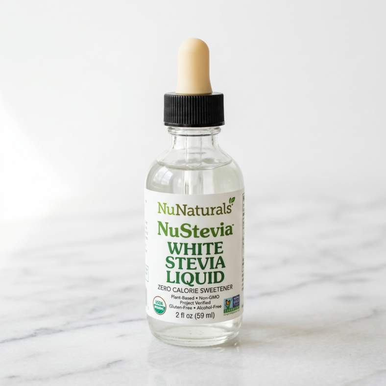 NuNaturals NuStevia Liquid: The Plain Dropper Bottle That Converted My Husband — hero