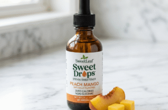 Peach Mango Stevia Sparkling Mocktail for Backyard Gatherings — hero