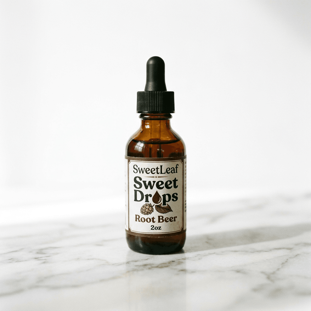 Root Beer Float Mocktail Using Root Beer Stevia Drops — hero