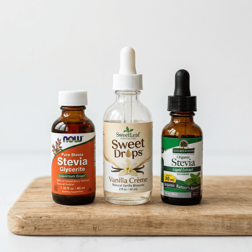 Spring Cleaning Your Sweetener Drawer: Time to Try Liquid Stevia — comparison