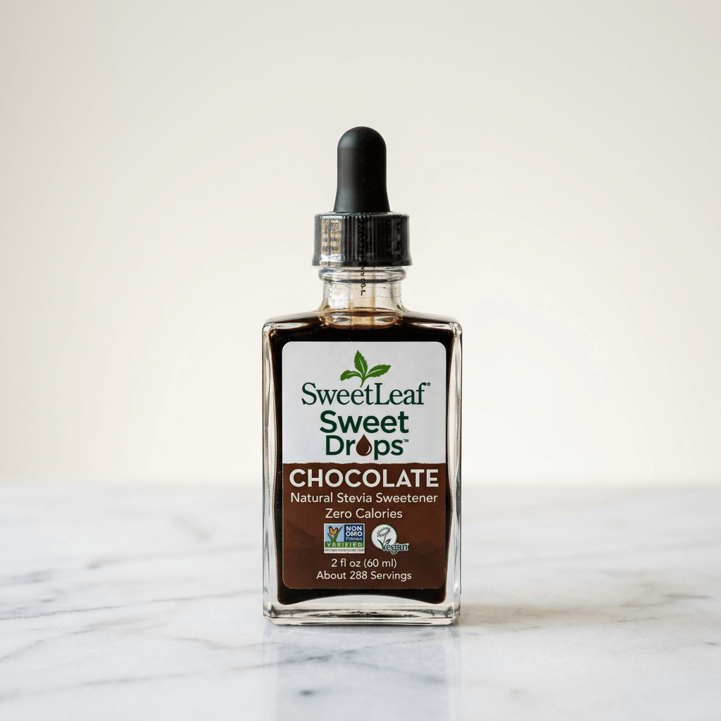 Sugar-Free Chocolate Mousse Made with Chocolate Stevia Drops — hero