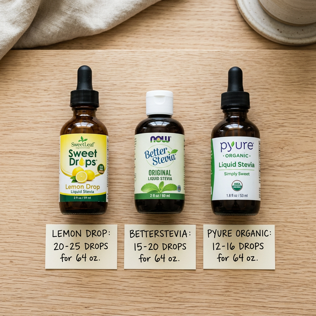Sugar-Free Lemonade with SweetLeaf Lemon Drop: My Family's Summer Ritual — comparison