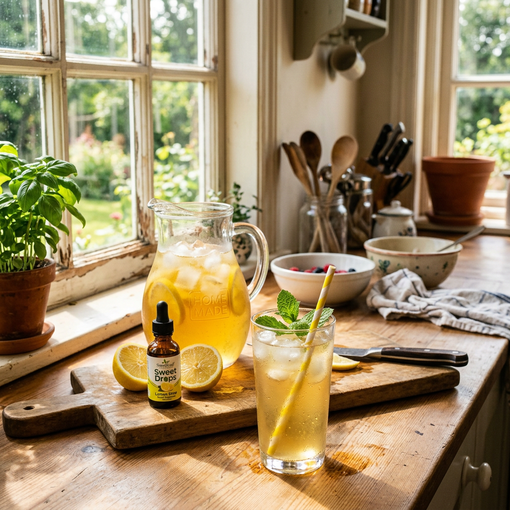 Sugar-Free Lemonade with SweetLeaf Lemon Drop: My Family's Summer Ritual — lifestyle