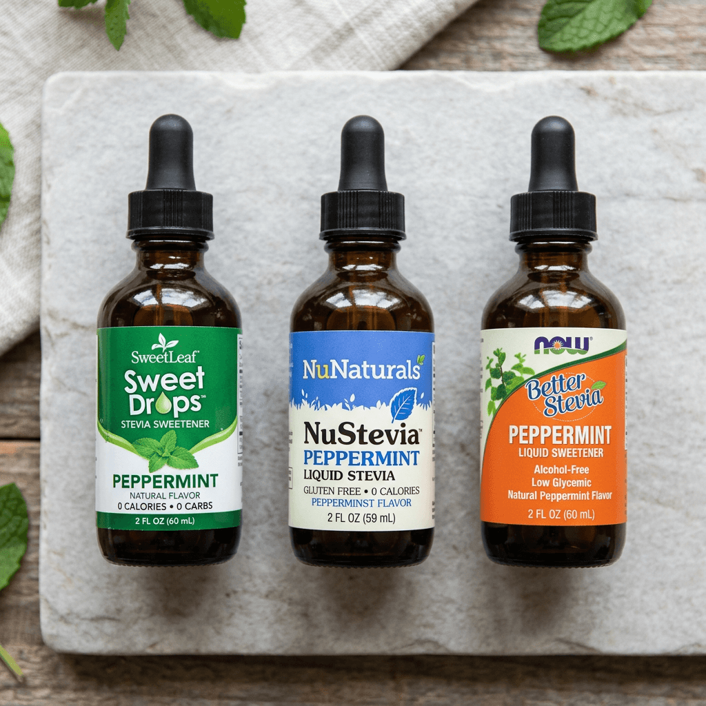 Sugar-Free Peppermint Hot Cocoa with Peppermint Stevia Drops — comparison