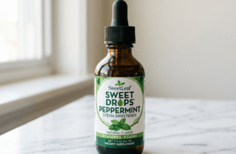 Sugar-Free Peppermint Hot Cocoa with Peppermint Stevia Drops — hero