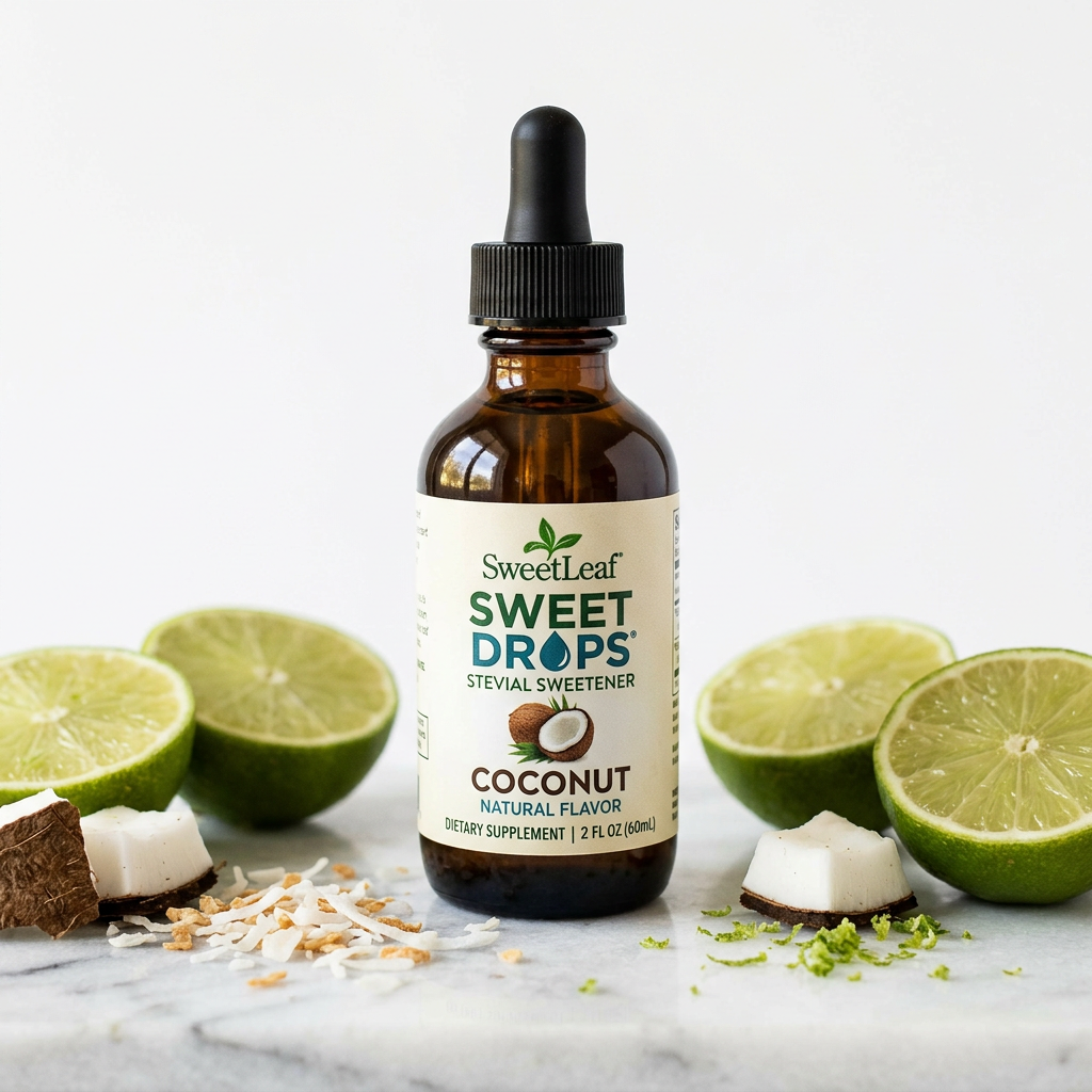 SweetLeaf Sweet Drops Coconut: Summer in a Tiny Brown Bottle — hero