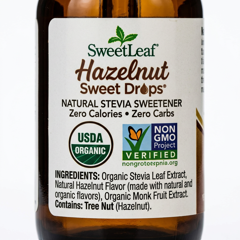 SweetLeaf Sweet Drops Hazelnut: The Coffee Creamer Alternative I Tested for Two Weeks — detail