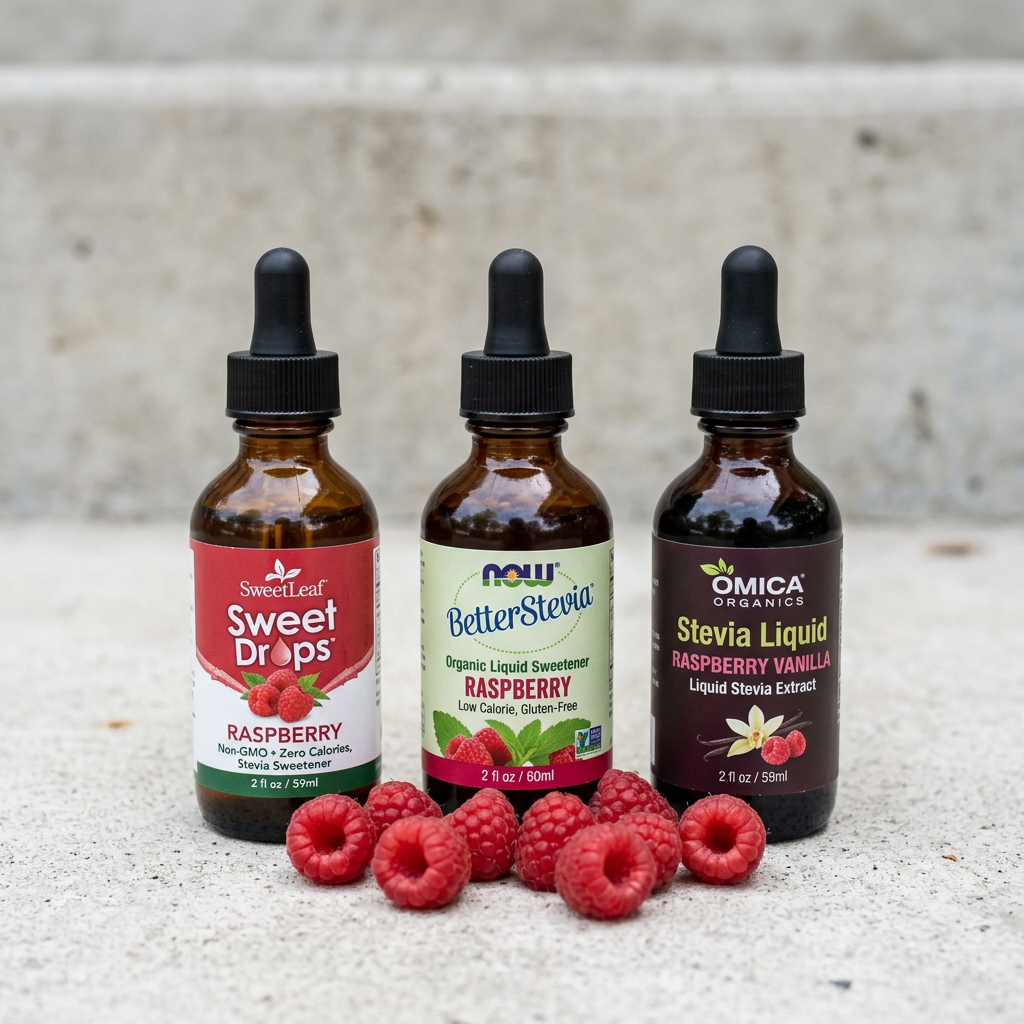 SweetLeaf Sweet Drops Raspberry: Fresh Berry Flavor or Just Red Sugar-Free Candy? — comparison