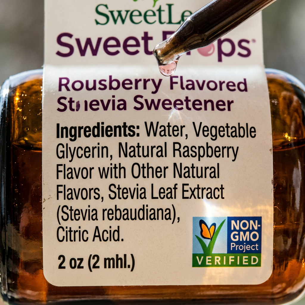 SweetLeaf Sweet Drops Raspberry: Fresh Berry Flavor or Just Red Sugar-Free Candy? — detail