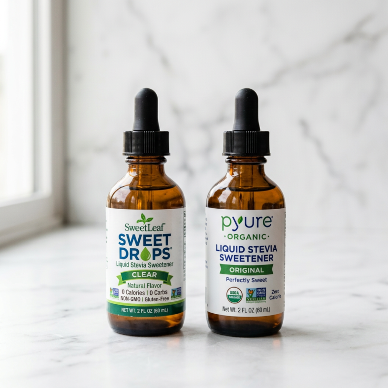 SweetLeaf vs. Pyure Organic Liquid Stevia: Which Brand Earns the Premium? — hero