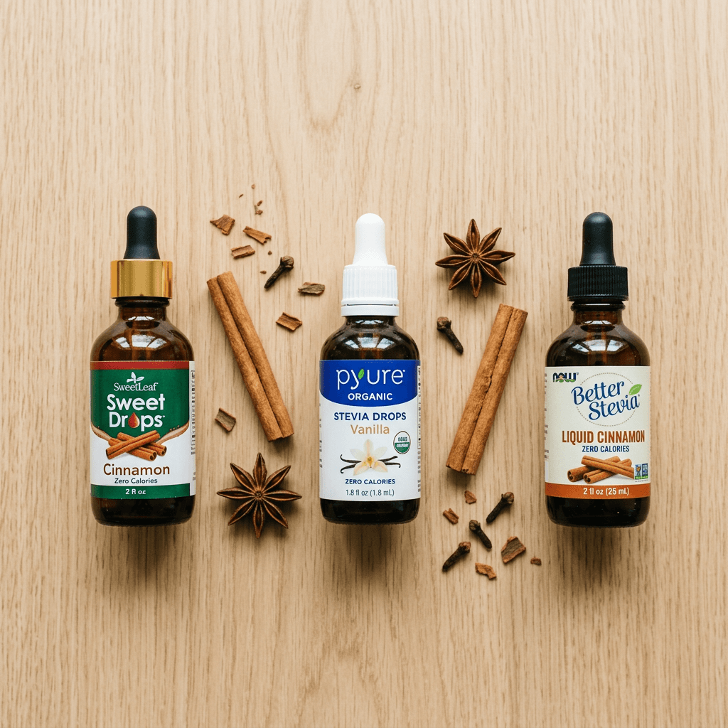 Thanksgiving Sugar-Free Desserts Using Liquid Stevia Drops — comparison