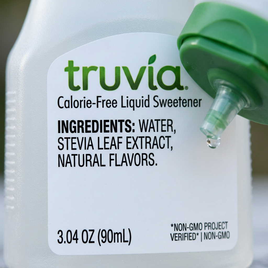 Truvia Liquid vs. SweetLeaf Sweet Drops: Grocery Aisle vs. Amazon Pick — detail