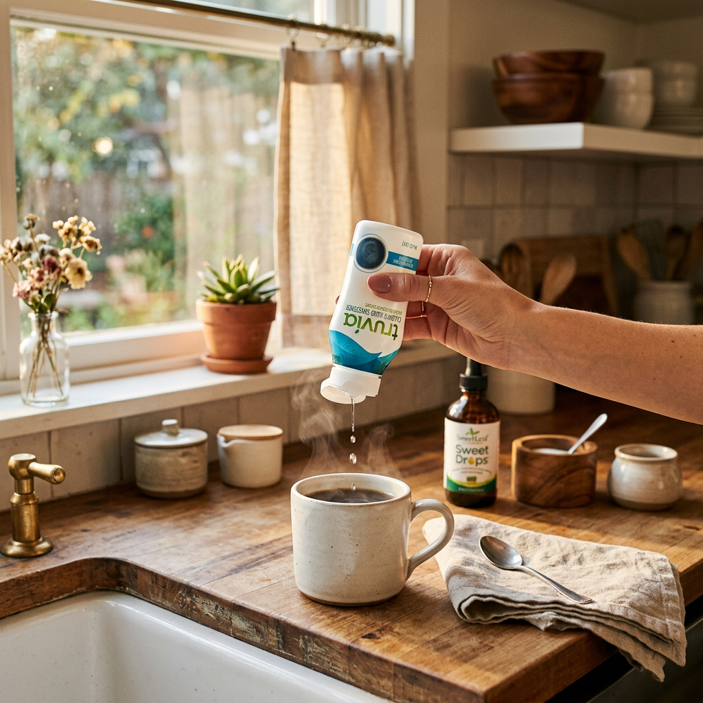 Truvia Liquid vs. SweetLeaf Sweet Drops: Grocery Aisle vs. Amazon Pick — lifestyle