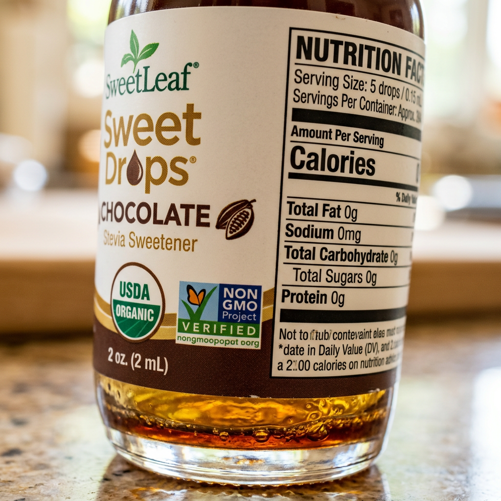Valentine's Day Sugar-Free Treats Using Chocolate Stevia Drops — detail