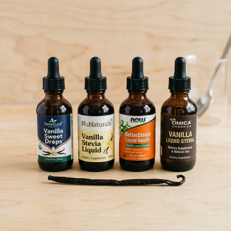 Vanilla Liquid Stevia Drops: Four Brands Tested in My Morning Latte — hero