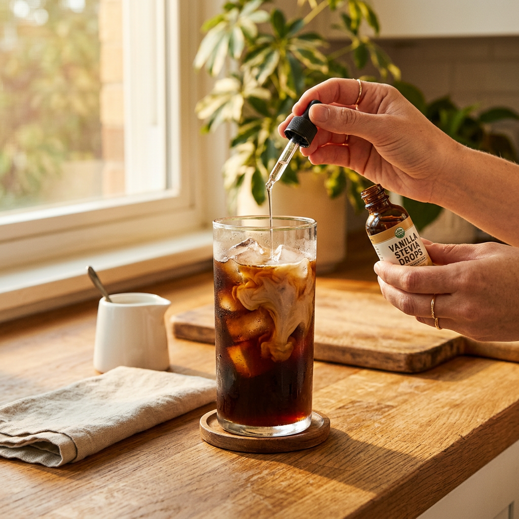 Vanilla Stevia Iced Coffee That Tastes Like a Coffee Shop Made It — lifestyle