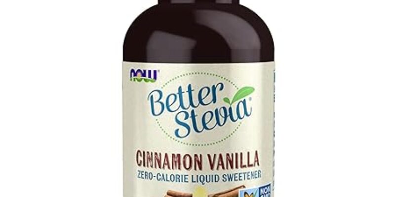 NOW BetterStevia Cinnamon Vanilla Liquid Stevia 2oz Review