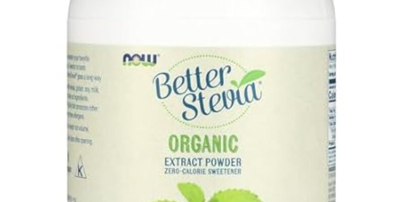 NOW BetterStevia Organic Extract Powder 1lb Review