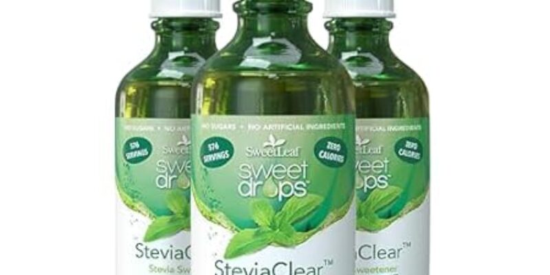 SweetLeaf SteviaClear Sweet Drops 4oz 3-Pack Review