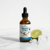 Coconut Lime Sparkling Water Made with Coconut Stevia Drops