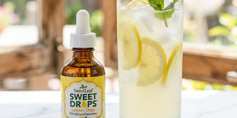 How to Make Sugar-Free Lemonade with Liquid Stevia Drops