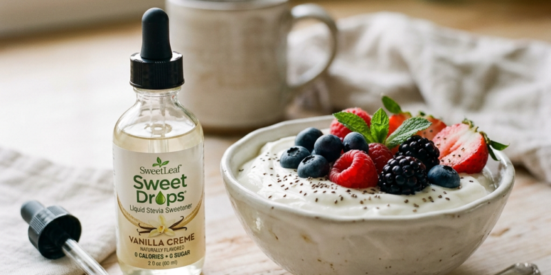 How to Use Liquid Stevia Drops in Homemade Yogurt