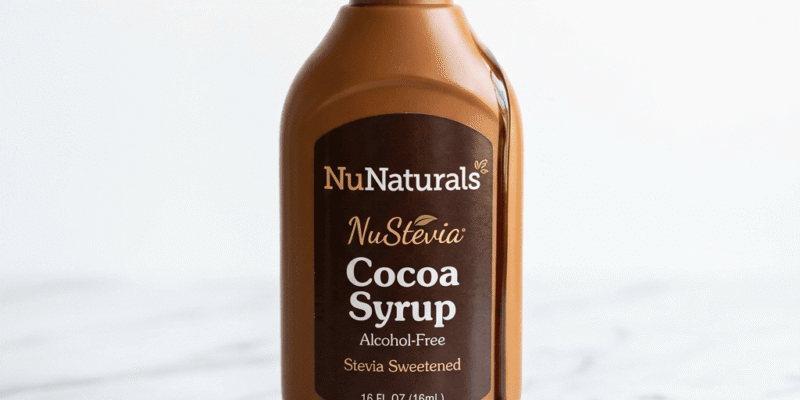 NuNaturals NuStevia Cocoa Syrup: The Chocolate Milk Fix My Kids Love