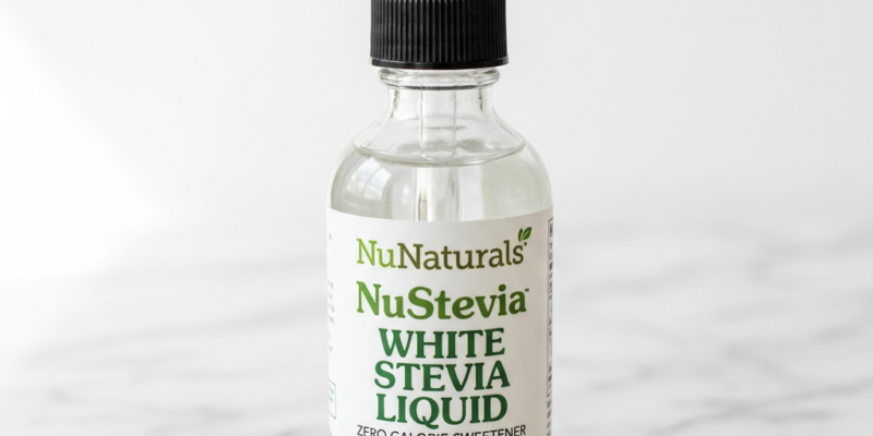 NuNaturals NuStevia Liquid: The Plain Dropper Bottle That Converted My Husband