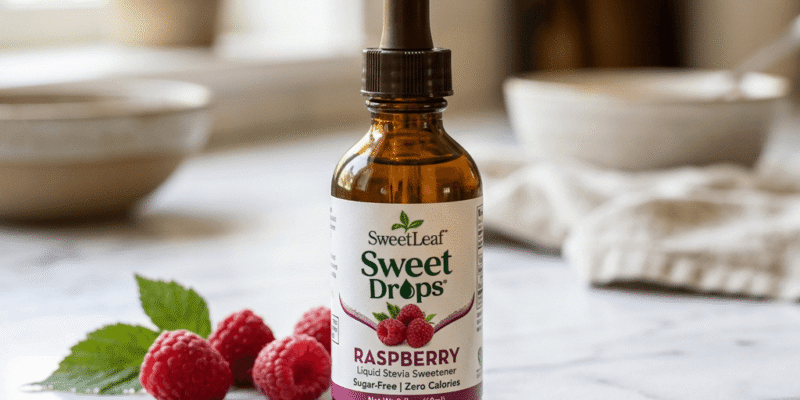 Raspberry Stevia Drops Vinaigrette: The Salad Dressing I Make Every Week Now