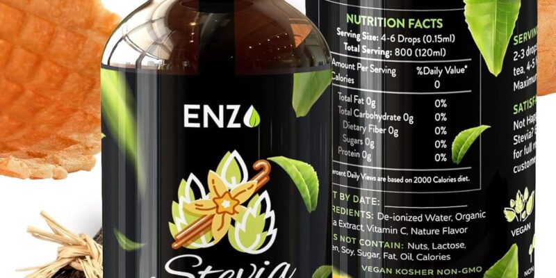 Enzo Vanilla Stevia Drops Review: The Classic Done Right